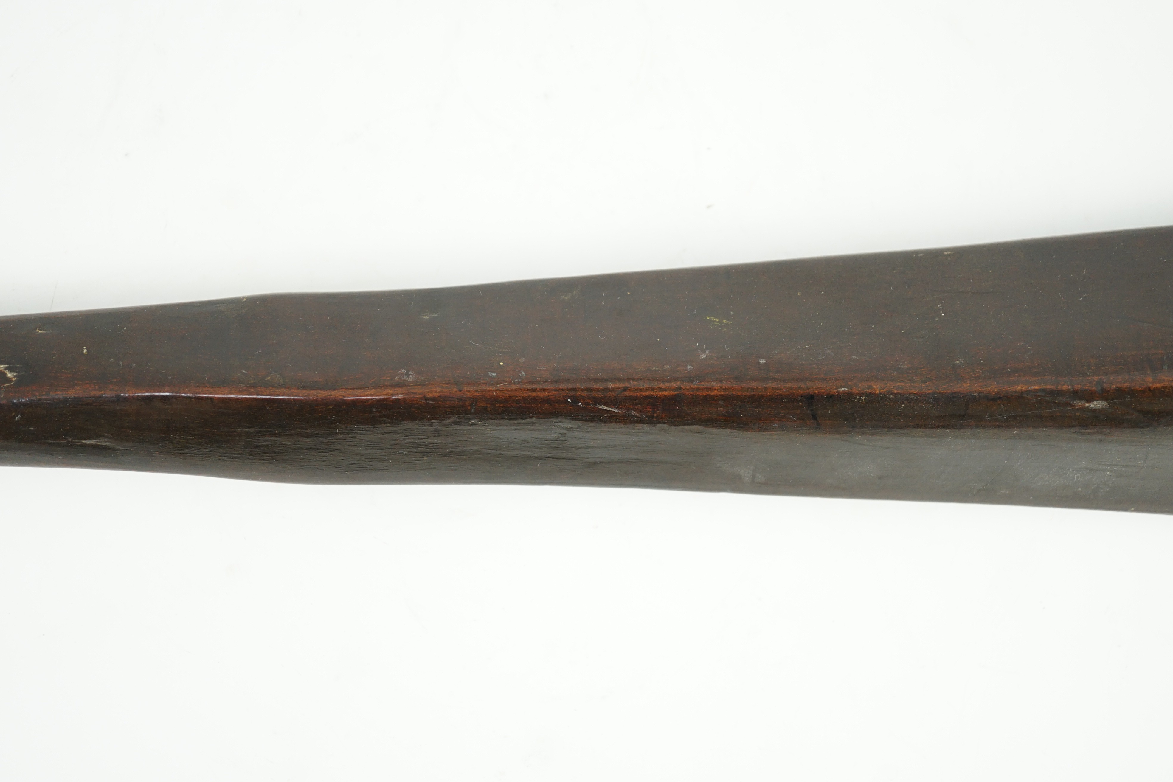 A Bowai Fijian hardwood war club, 65cm long